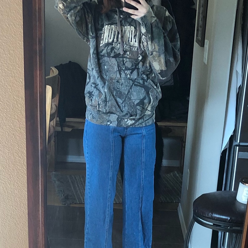 Camo country style hoodie, Yellowstone National Park